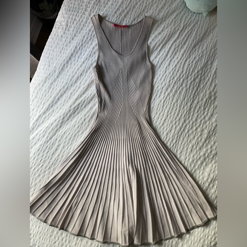 Accordion Style Flare Dress
